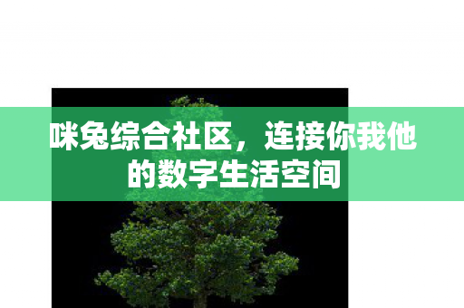 咪兔综合社区，连接你我他的数字生活空间
