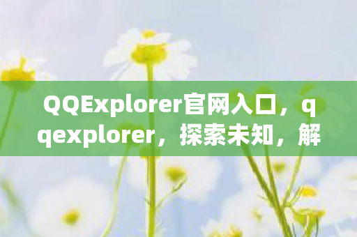 QQExplorer官网入口，qqexplorer，探索未知，解锁QQ新功能