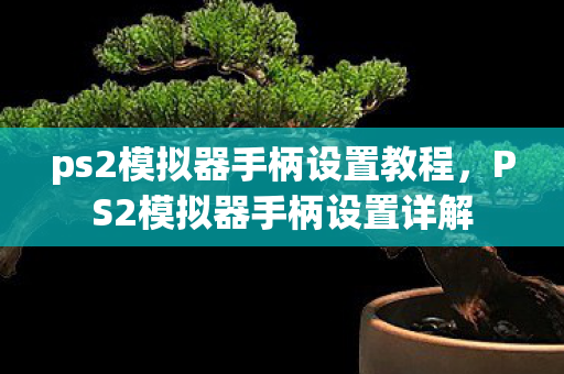 ps2模拟器手柄设置教程，PS2模拟器手柄设置详解