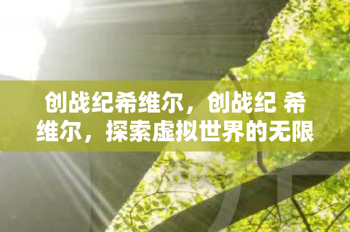 创战纪希维尔，创战纪 希维尔，探索虚拟世界的无限可能