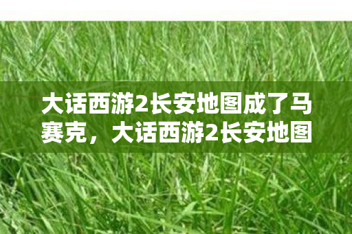 大话西游2长安地图成了马赛克，大话西游2长安地图，探寻经典游戏的奇幻世界