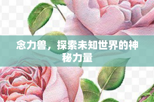 念力兽，探索未知世界的神秘力量