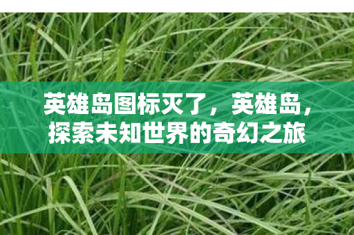 英雄岛图标灭了，英雄岛，探索未知世界的奇幻之旅