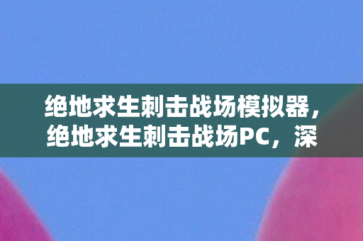 绝地求生刺击战场模拟器，绝地求生刺击战场PC，深度解析游戏优化与竞技策略