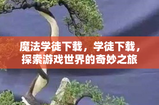 魔法学徒下载，学徒下载，探索游戏世界的奇妙之旅