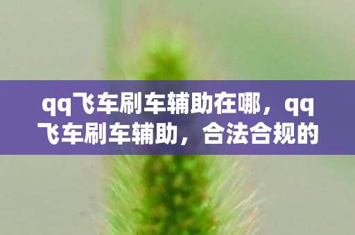 qq飞车刷车辅助在哪，qq飞车刷车辅助，合法合规的飞车之旅
