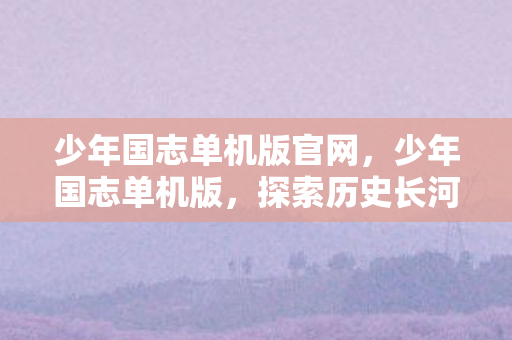 少年国志单机版官网，少年国志单机版，探索历史长河中的少年壮志