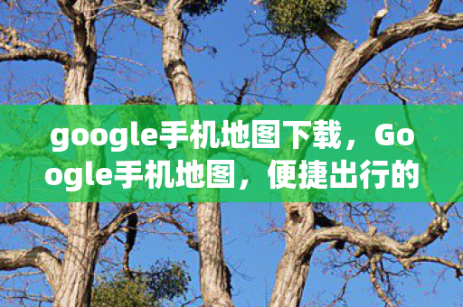 google手机地图下载，Google手机地图，便捷出行的智能导航新体验