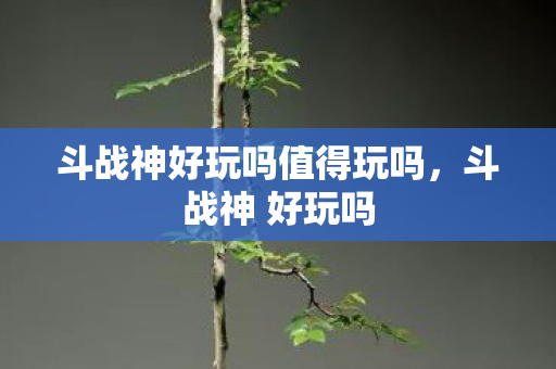 斗战神好玩吗值得玩吗，斗战神 好玩吗