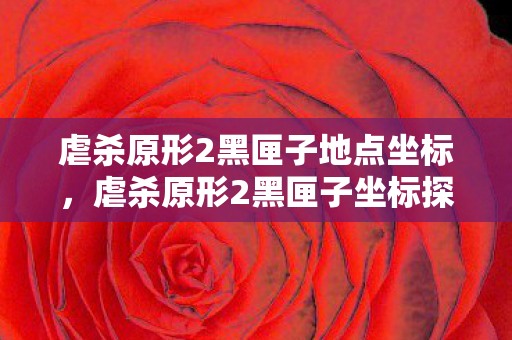 虐杀原形2黑匣子地点坐标，虐杀原形2黑匣子坐标探索指南