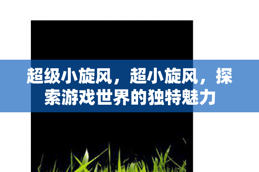 超级小旋风，超小旋风，探索游戏世界的独特魅力