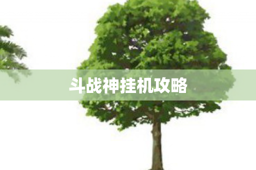 斗战神挂机攻略