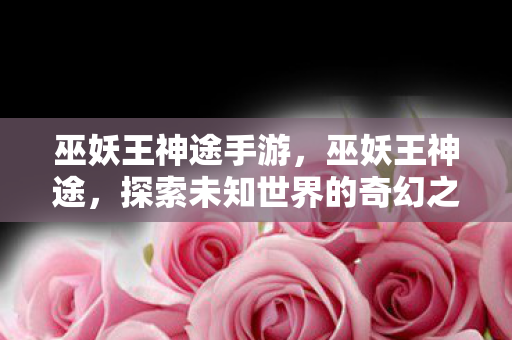 巫妖王神途手游，巫妖王神途，探索未知世界的奇幻之旅