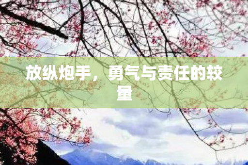 放纵炮手，勇气与责任的较量