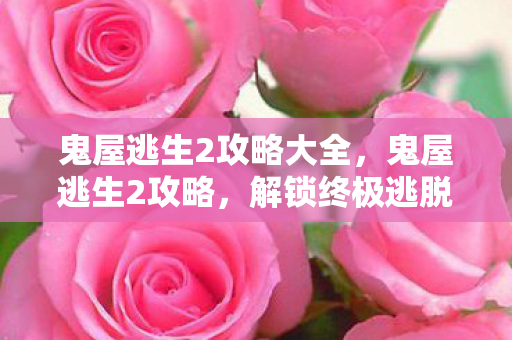鬼屋逃生2攻略大全，鬼屋逃生2攻略，解锁终极逃脱技巧