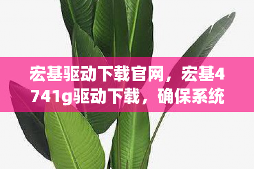 宏基驱动下载官网，宏基4741g驱动下载，确保系统稳定的秘诀