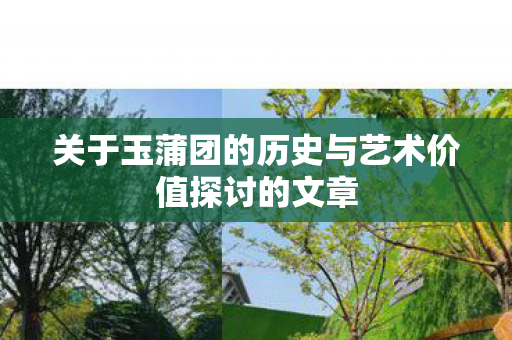 关于玉蒲团的历史与艺术价值探讨的文章 关于玉蒲团的历史与艺术价值探讨的文章