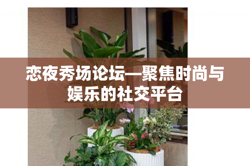 恋夜秀场论坛—聚焦时尚与娱乐的社交平台