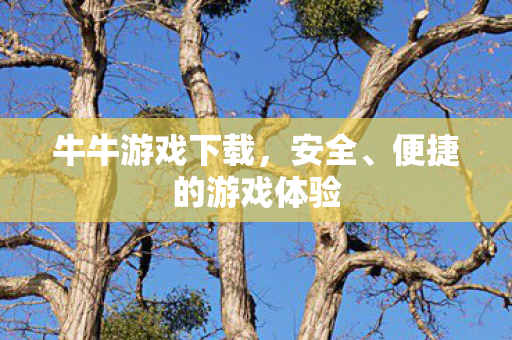 牛牛游戏下载，安全、便捷的游戏体验