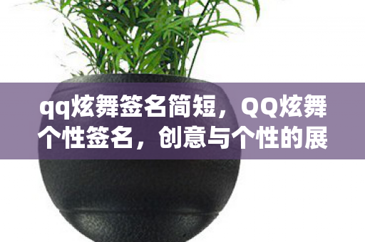 qq炫舞签名简短，QQ炫舞个性签名，创意与个性的展现