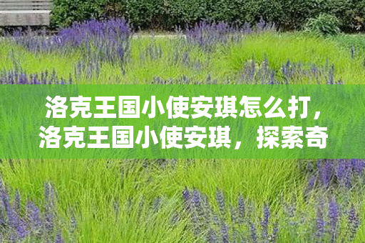 洛克王国小使安琪怎么打，洛克王国小使安琪，探索奇幻王国的奇妙冒险