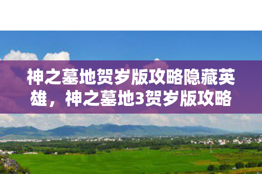 神之墓地贺岁版攻略隐藏英雄，神之墓地3贺岁版攻略，探索未知，挑战极限