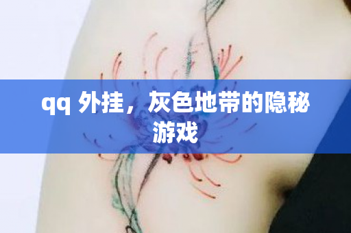 qq 外挂，灰色地带的隐秘游戏