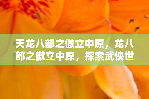 天龙八部之傲立中原，龙八部之傲立中原，探索武侠世界的独特魅力