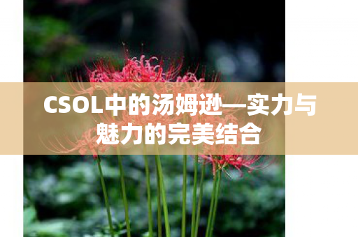 CSOL中的汤姆逊—实力与魅力的完美结合
