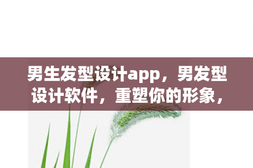 男生发型设计app，男发型设计软件，重塑你的形象，从头开始