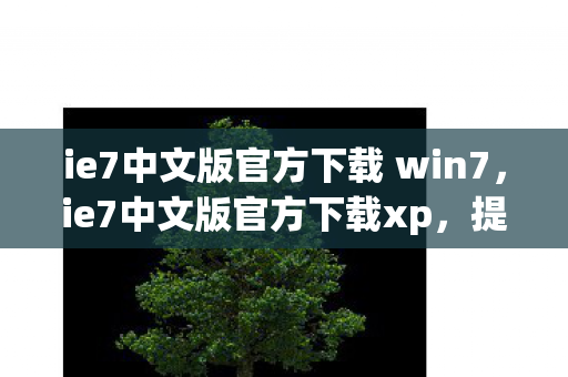 ie7中文版官方下载 win7，ie7中文版官方下载xp，提升工作效率与用户体验的必备工具