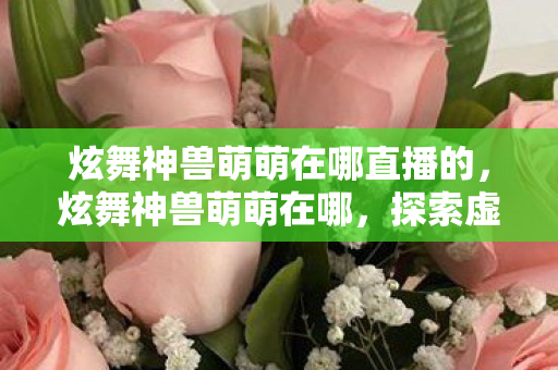 炫舞神兽萌萌在哪直播的，炫舞神兽萌萌在哪，探索虚拟世界的奇妙之旅