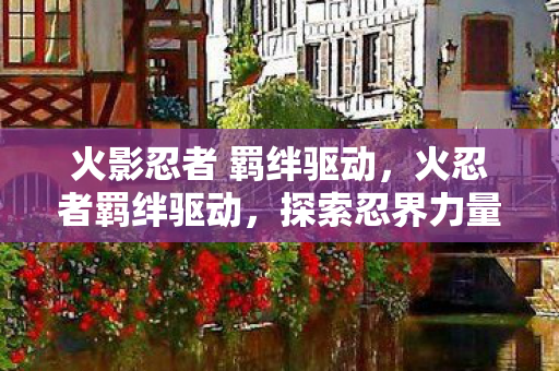火影忍者 羁绊驱动，火忍者羁绊驱动，探索忍界力量的奥秘