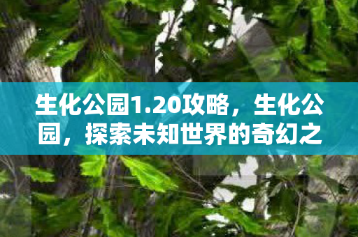 生化公园1.20攻略，生化公园，探索未知世界的奇幻之旅