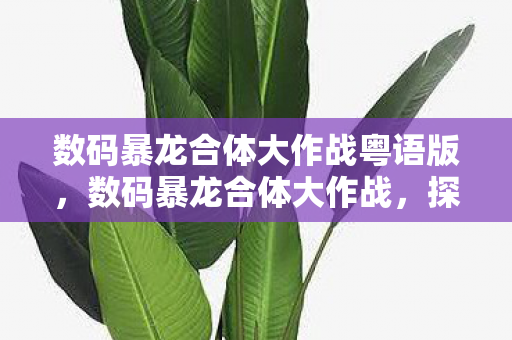 数码暴龙合体大作战粤语版，数码暴龙合体大作战，探索无限可能的数码世界