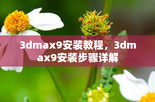 3dmax9安装教程，3dmax9安装步骤详解