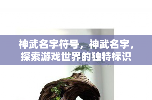 神武名字符号，神武名字，探索游戏世界的独特标识