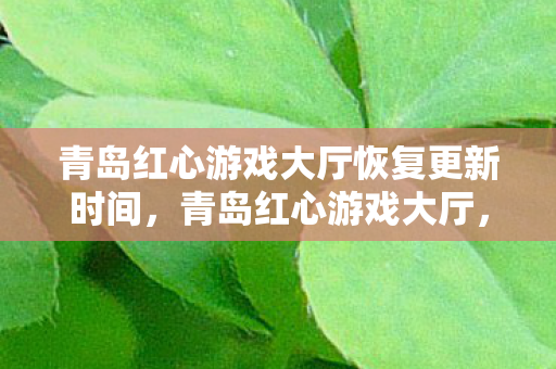 青岛红心游戏大厅恢复更新时间，青岛红心游戏大厅，打造娱乐新体验，引领数字娱乐潮流