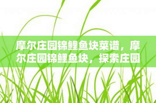 摩尔庄园锦鲤鱼块菜谱，摩尔庄园锦鲤鱼块，探索庄园中的奇妙美食之旅