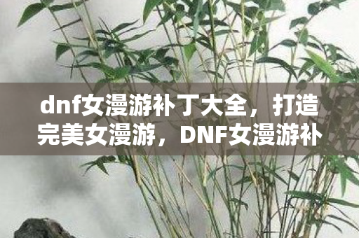 dnf女漫游补丁大全，打造完美女漫游，DNF女漫游补丁大揭秘
