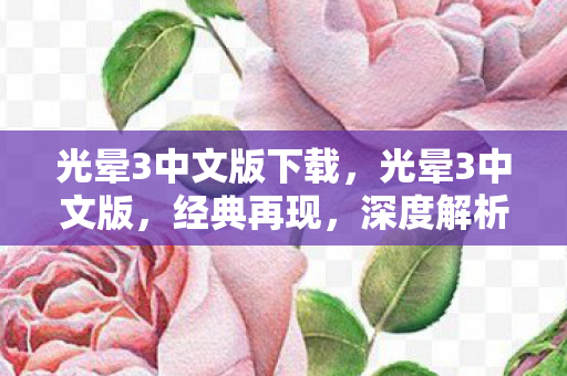 光晕3中文版下载，光晕3中文版，经典再现，深度解析游戏魅力