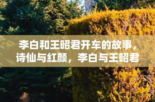 李白和王昭君开车的故事，诗仙与红颜，李白与王昭君的跨界之旅