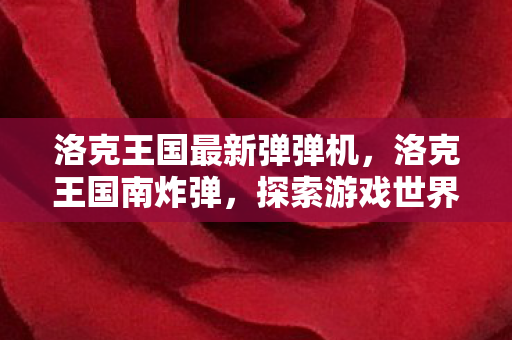 洛克王国最新弹弹机，洛克王国南炸弹，探索游戏世界的无限可能