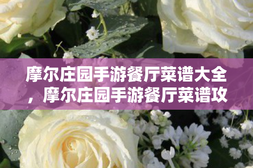 摩尔庄园手游餐厅菜谱大全，摩尔庄园手游餐厅菜谱攻略