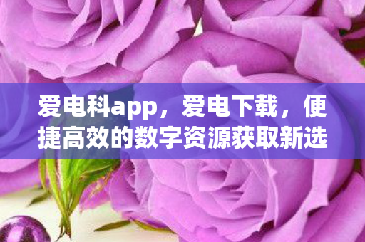 爱电科app，爱电下载，便捷高效的数字资源获取新选择