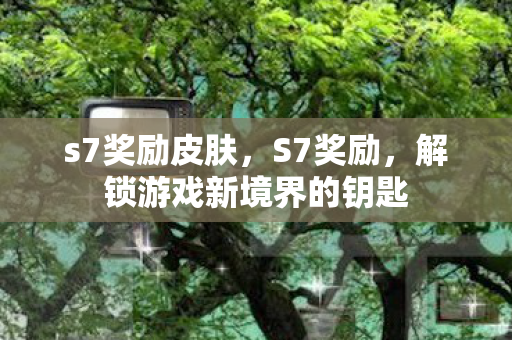 s7奖励皮肤，S7奖励，解锁游戏新境界的钥匙