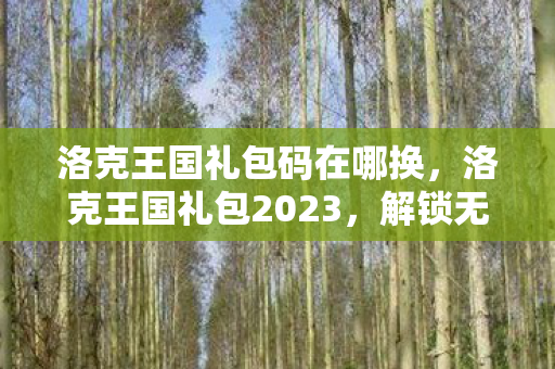 洛克王国礼包码在哪换，洛克王国礼包2023，解锁无限可能的冒险之旅