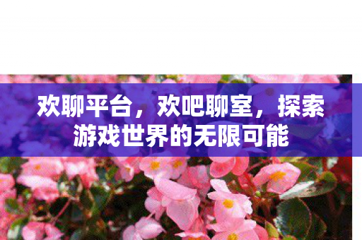 欢聊平台，欢吧聊室，探索游戏世界的无限可能