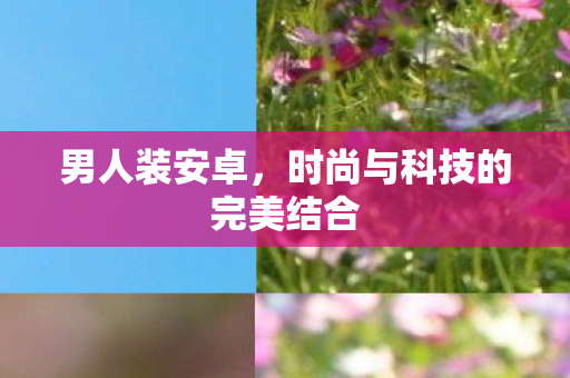 男人装安卓，时尚与科技的完美结合