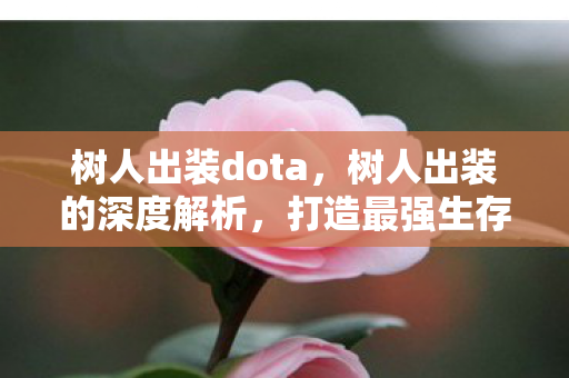 树人出装dota，树人出装的深度解析，打造最强生存与输出能力